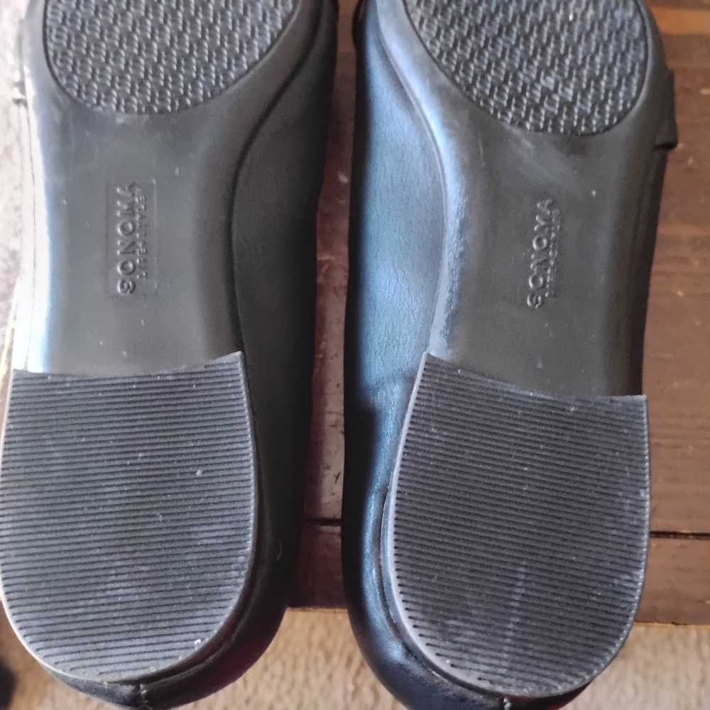 Like New Ladies 9w Sonoma Black Flats - Picture 5 of 10